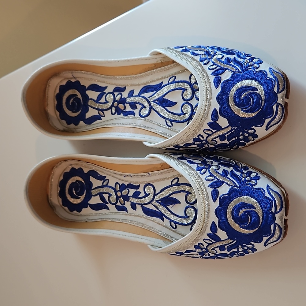 Khussa ballerina flat